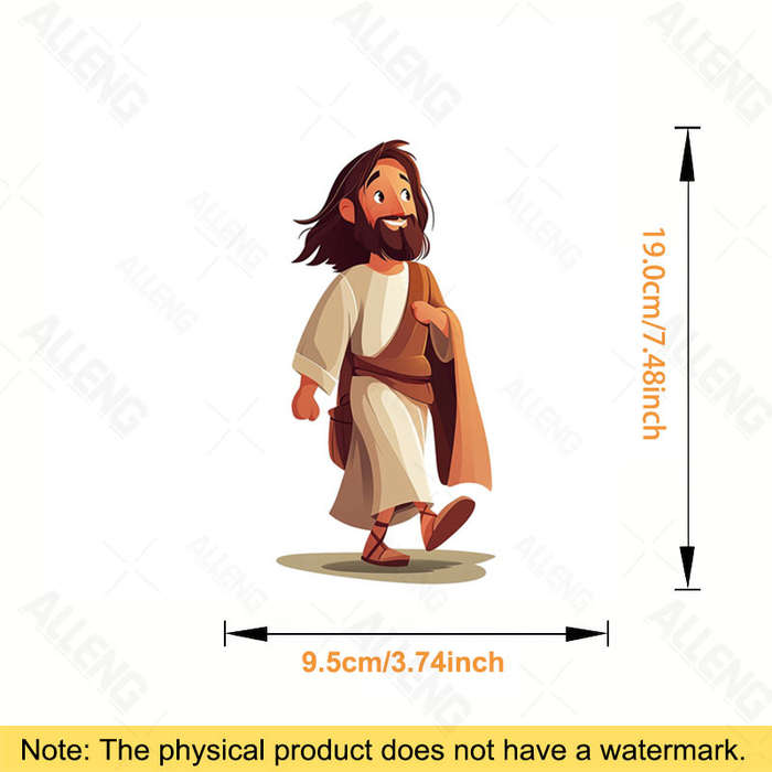 1pc Jesus Christian Themed Stickers