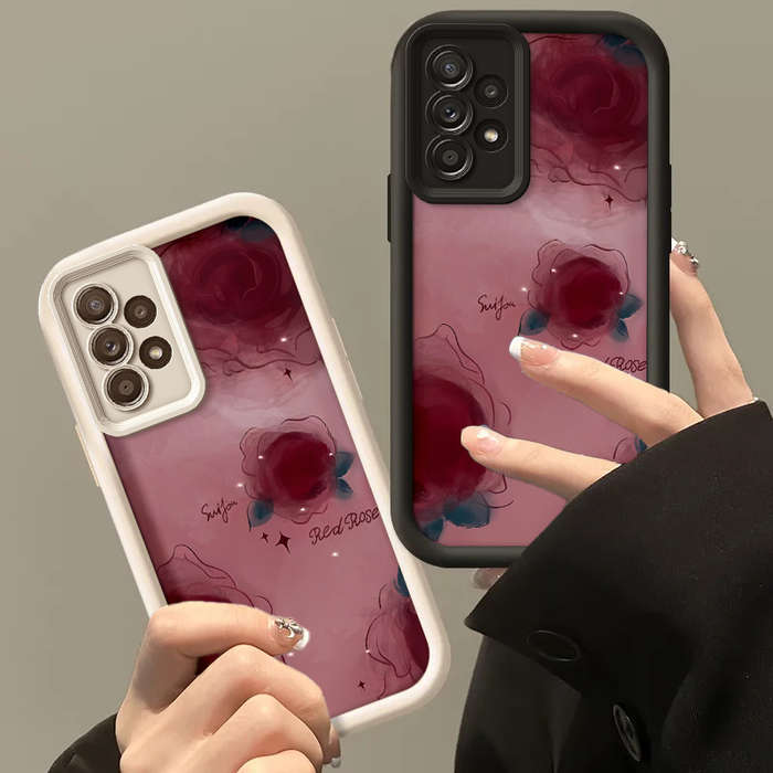 1pc Red For Samsung Galaxy A52s 5G Phone Cases
