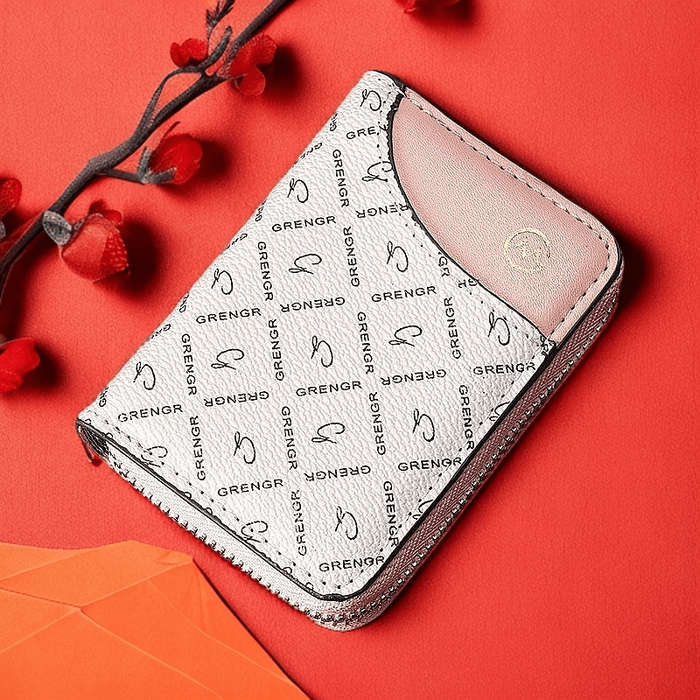 1pc Vintage-Inspired Slim RFID Blocking Wallet for Women 9 Card Slots Large Capacity Elegant Two