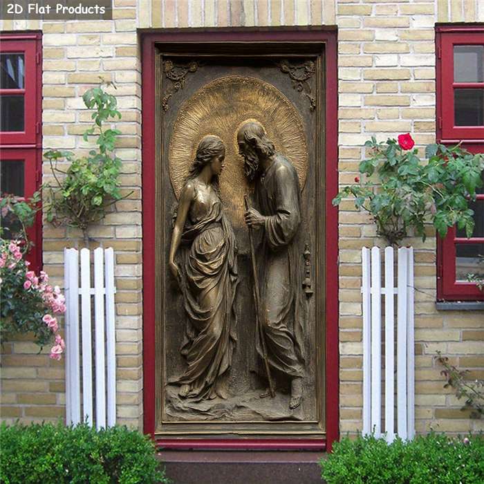 1pc 76.96x199.9cm Jesus Christian Themed Stickers