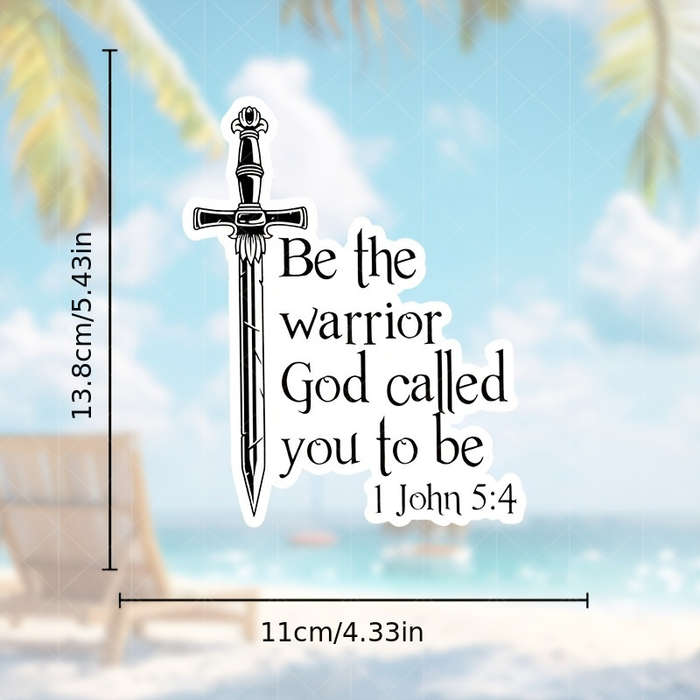 1pc 13.79x11.0cm Jesus Christian Themed Stickers