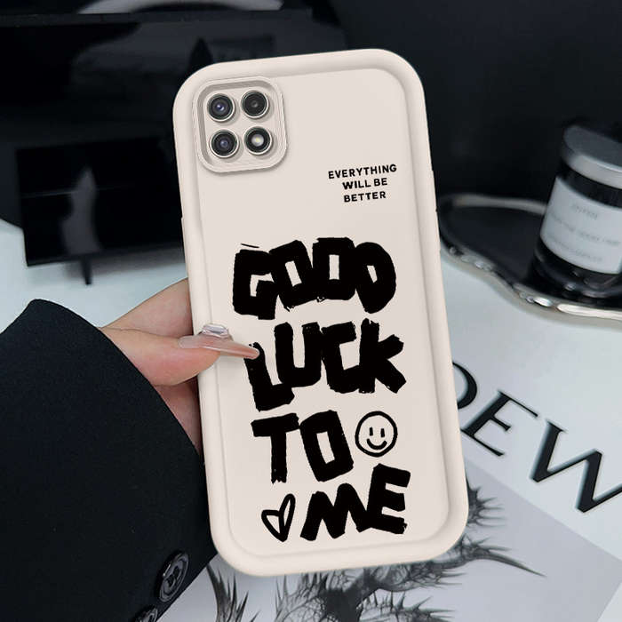 1pc A-Brown For Samsung Galaxy A03s Phone Cases