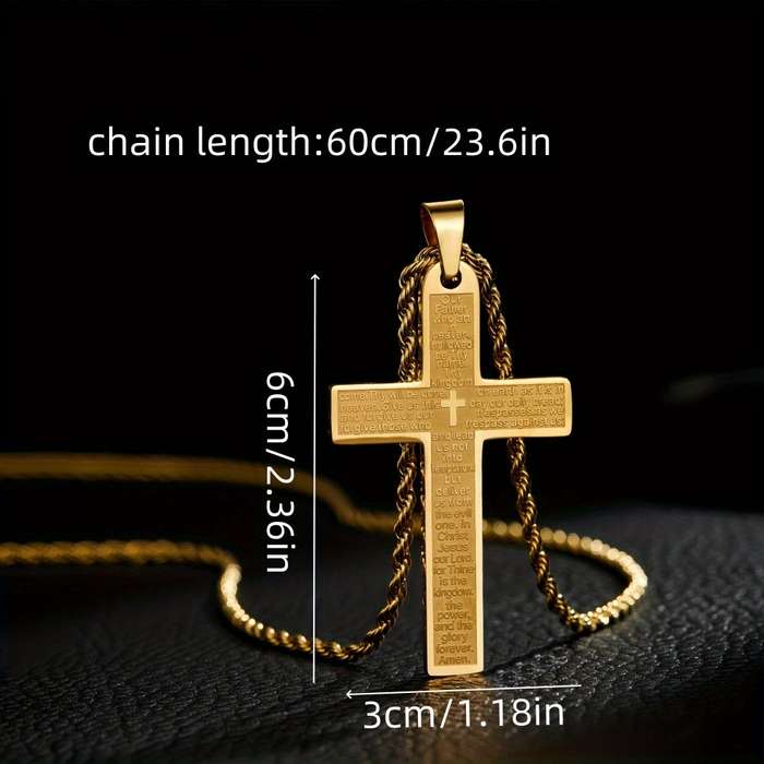1 Piece Silvery Jesus Theme Pendant