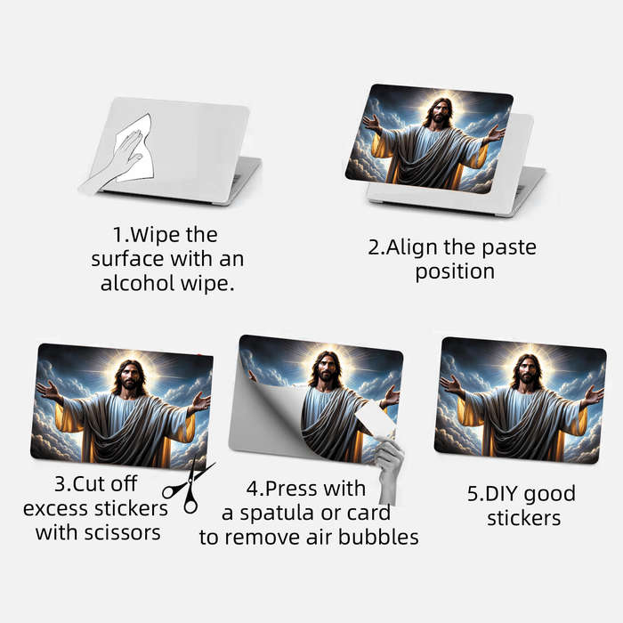 1pc  Jesus Christian Themed Stickers