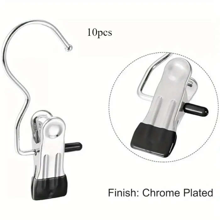 10 Hooks And Hangers For Hanging Heavy Objects Space Saving Pants Clothes Hanger Laundry Clips With