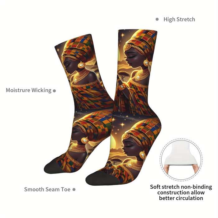 1 Pair Multicolor One Size Socks