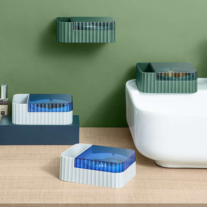 1pc Ashtray Stainless Steel Ashtray Slot Can be hung or placed on the table 3 storage slots