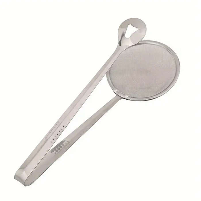1 Piece Stainless Steel Tongs] Stainless Steel One Piece of Tongs | Versatile And Easy-To-Clean Tool