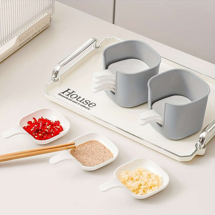 7pcs set Sauce Dishes Food Sauce Dishes Dipping Sauce Dishes Set Food Storage Containers S