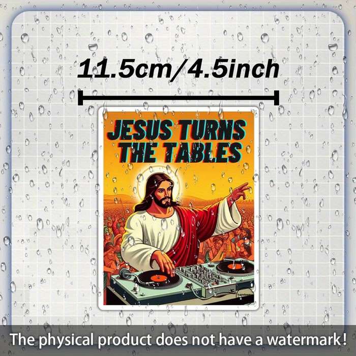 1pc Jesus Christian Themed Stickers