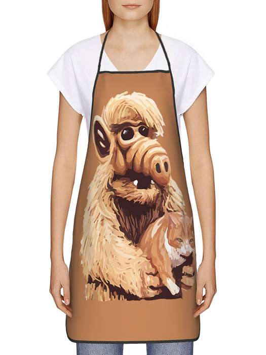 1pc Adult-Sized Apron Featuring an Anime Pig Design Suitable for Chefs And Waiters Perfect for Ba
