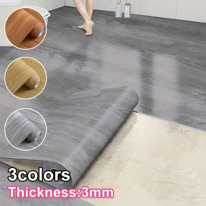 1 Roll Of 300cm*40cm Thick Textured Floor Stickers