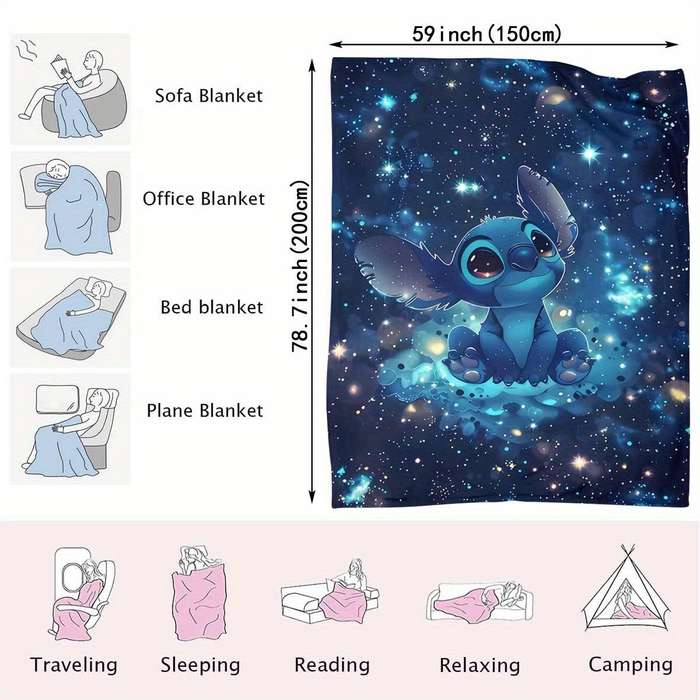 1ps Blanket Size 70Inch  1.8M  Style Poached Egg