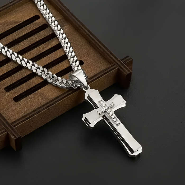 1 Piece Golden Jesus Theme Pendant