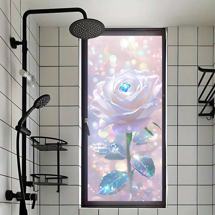 1Pc 17.7x39.3in 45x100cm Door Window Sticker