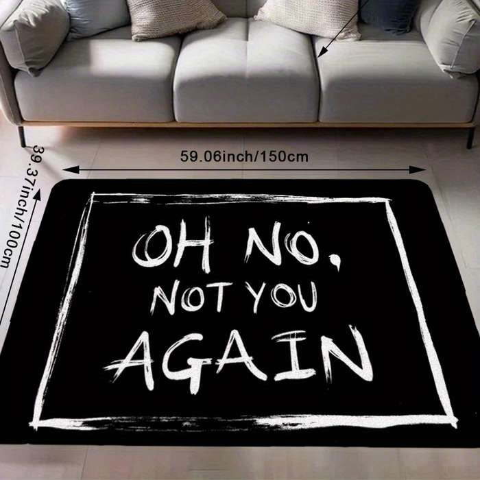 1Pc 4Ox6Ocm Floor Mat