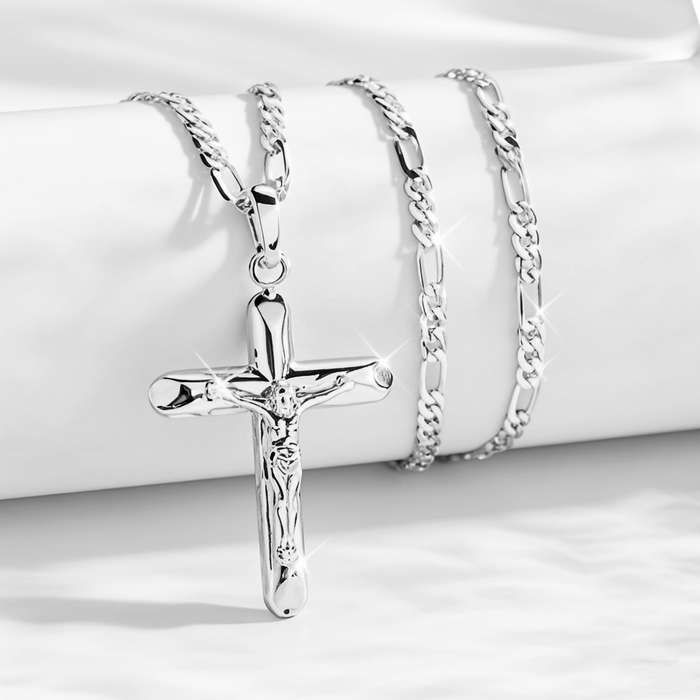 1 Piece Silvery Jesus Theme Pendant