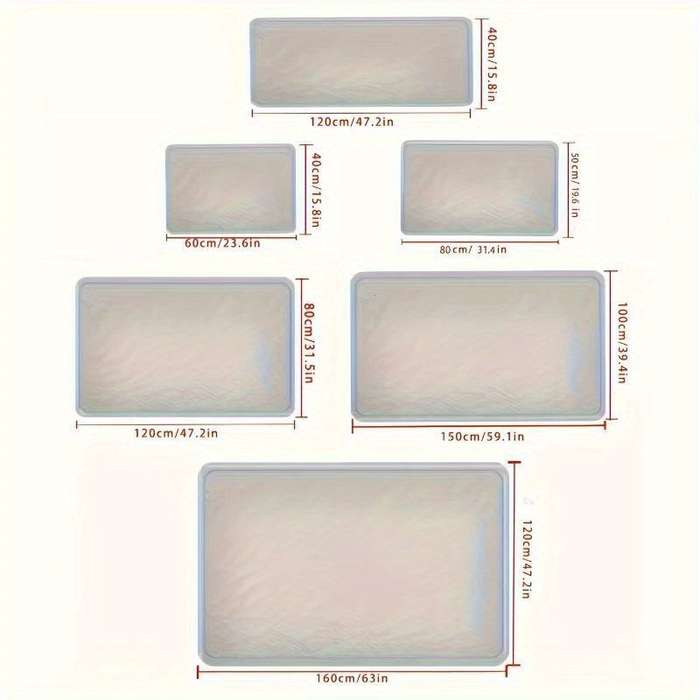 1Pc 31.49x47.24inch 80x120cm Floor Mat