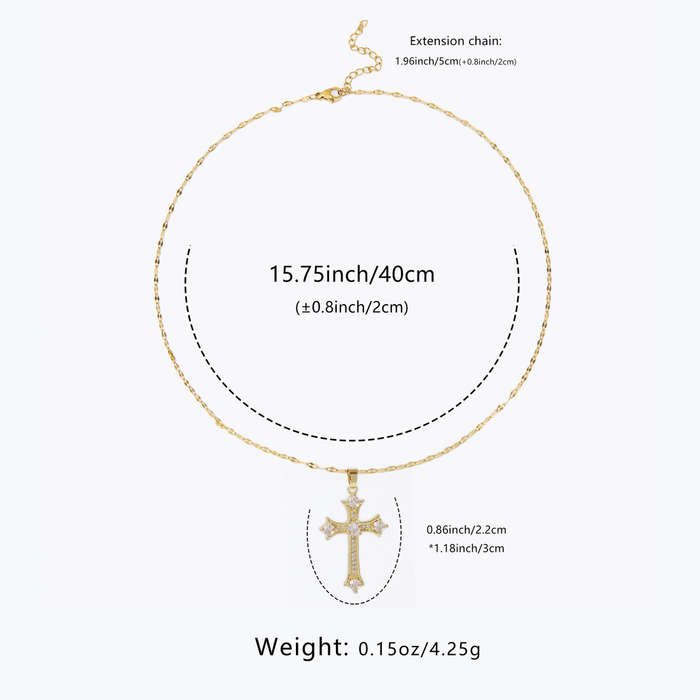 1 Piece Golden Jesus Theme Pendant