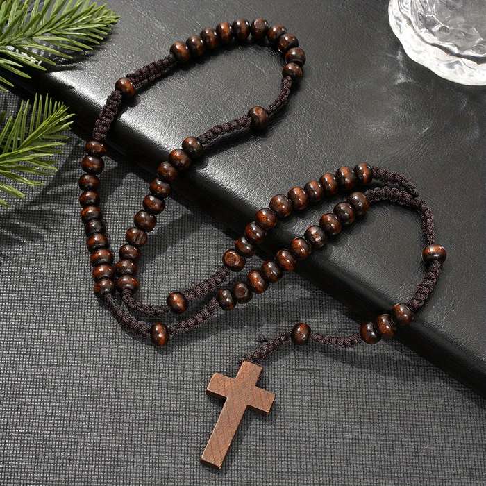 1 Piece Light Brown 1 Jesus Theme Pendant