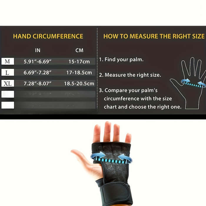 1 Pair Black Size M Outdoor Sports Gloves