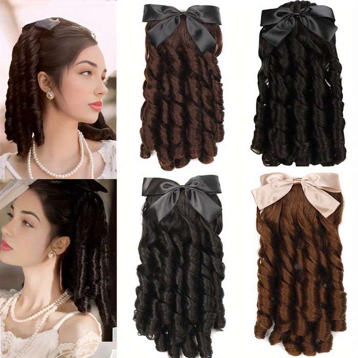 1Pc Brown Black 30.48cm Fashion Design Wig