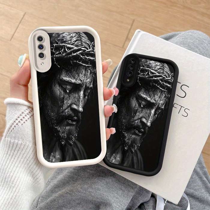 1pc White For Samsung Galaxy A52 Phone Cases