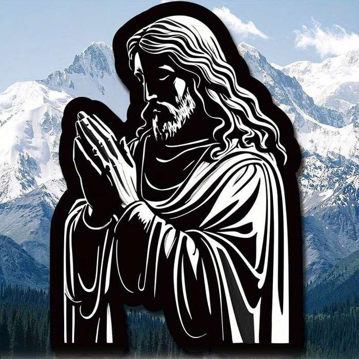 1pc Jesus Christian Themed Stickers
