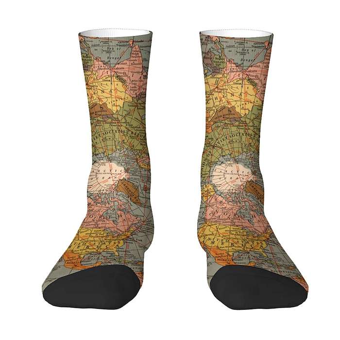 1 Pair Multicolor One Size Socks