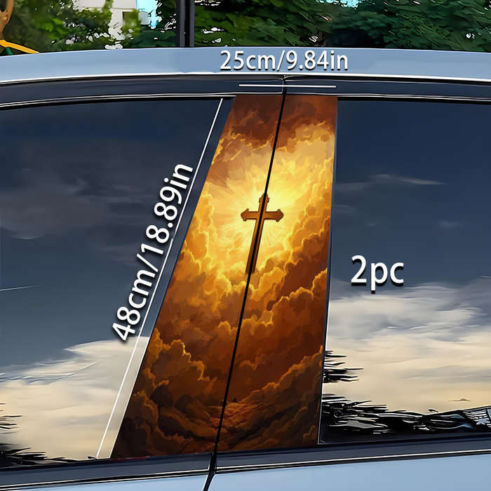 2pc  Jesus Christian Themed Stickers