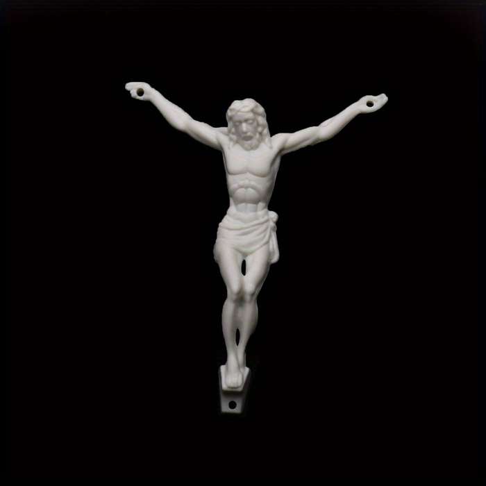 1 Piece White Jesus Theme Pendant