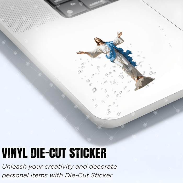 3 Piece Set Jesus Christian Themed Stickers