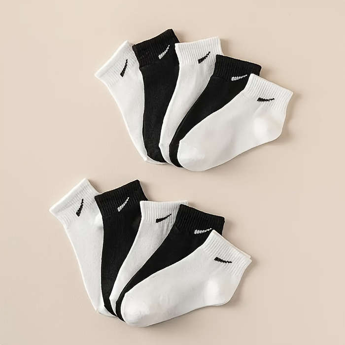 Sock Black   10 Pairs  One Size