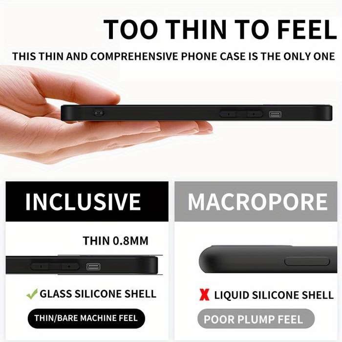 1pc Black For Samsung Galaxy S24 Plus Phone Cases