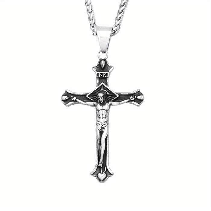 1 Piece 60cm Chain Add Pendant Jesus Theme Pendant