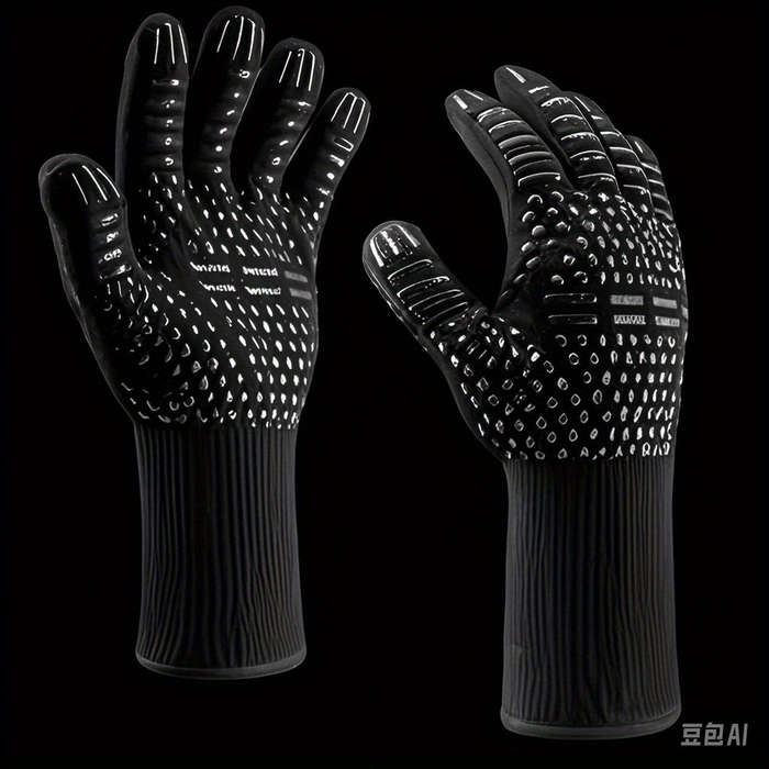 Non-Slip Strong Durable. RV Kitchen Home Kitchenware Accessories Non-Slip Grill Gloves for