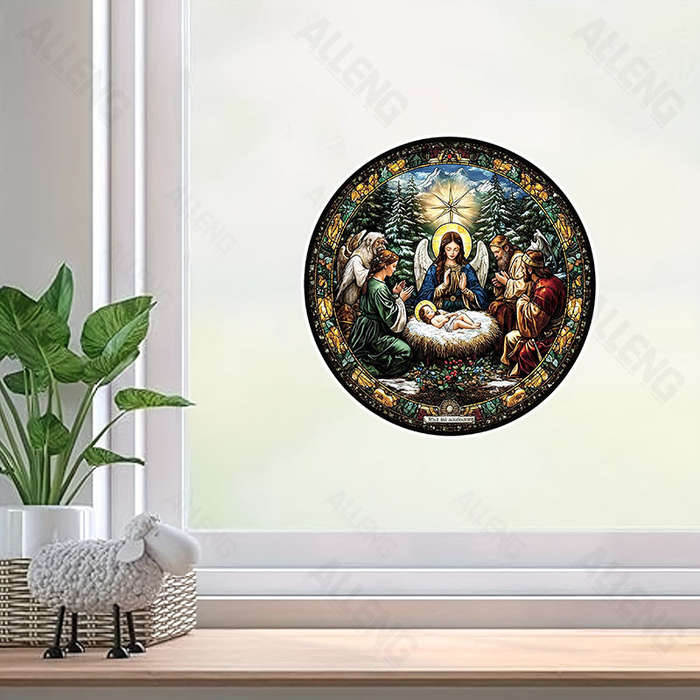 3pcs  Jesus Christian Themed Stickers