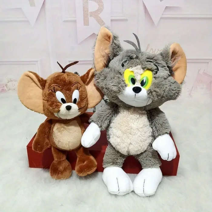 2-Piece Tom and Jerry Plush Doll Set