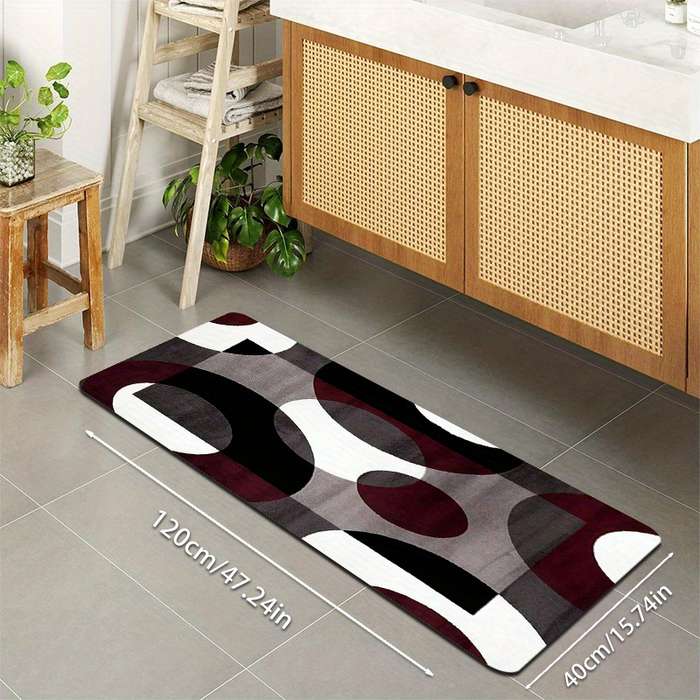 1Pc Flannel 40x60cm And 60x160cm 2 piece Set Floor Mat
