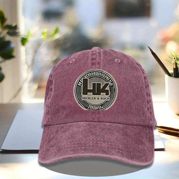 1pc HK Tan Decal 1949 Baseball Cap 100% Cotton Breathable Hat for Men Women Adjustable All-Seas
