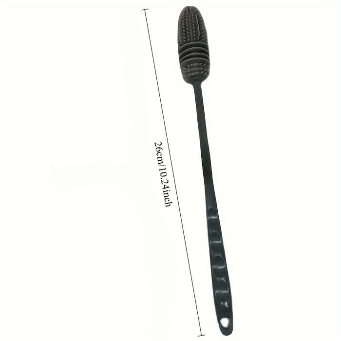 1pc Silicone Cleaning Brush with Long Handle   Flexible Durable Bristles for Cups Bottles   Mult