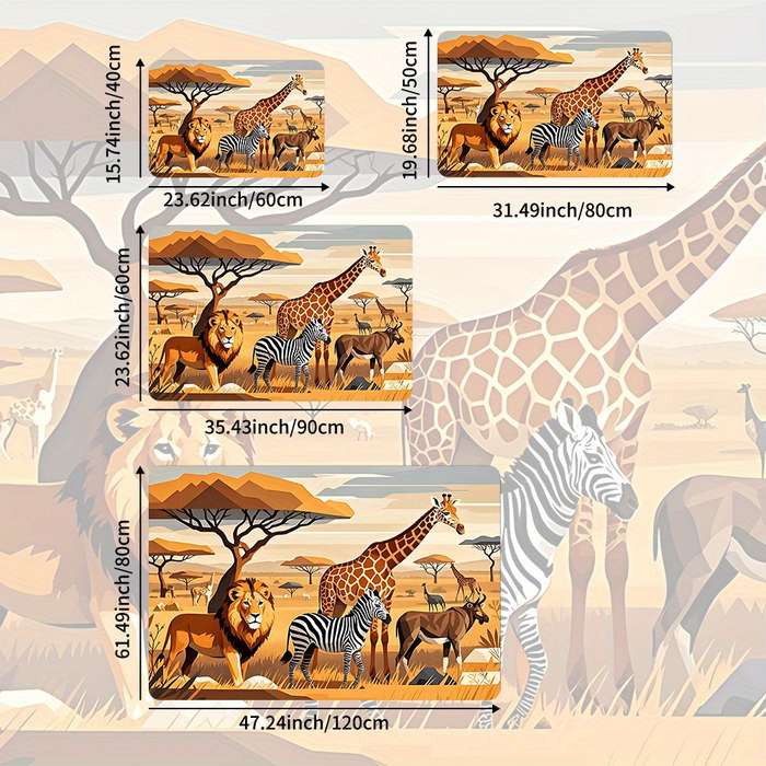 1Pc 19.69x31.50inch 50x80cm Floor Mat