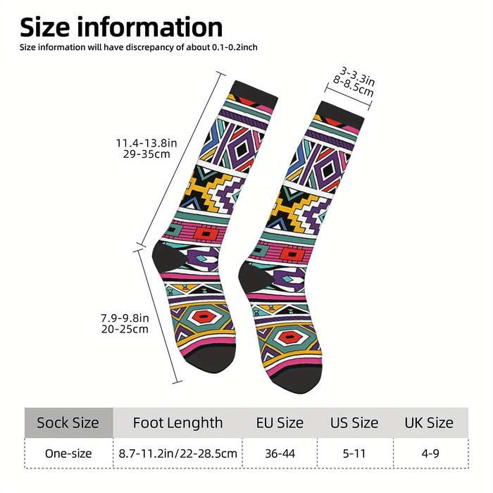 1 Pair Multicolor One Size Socks