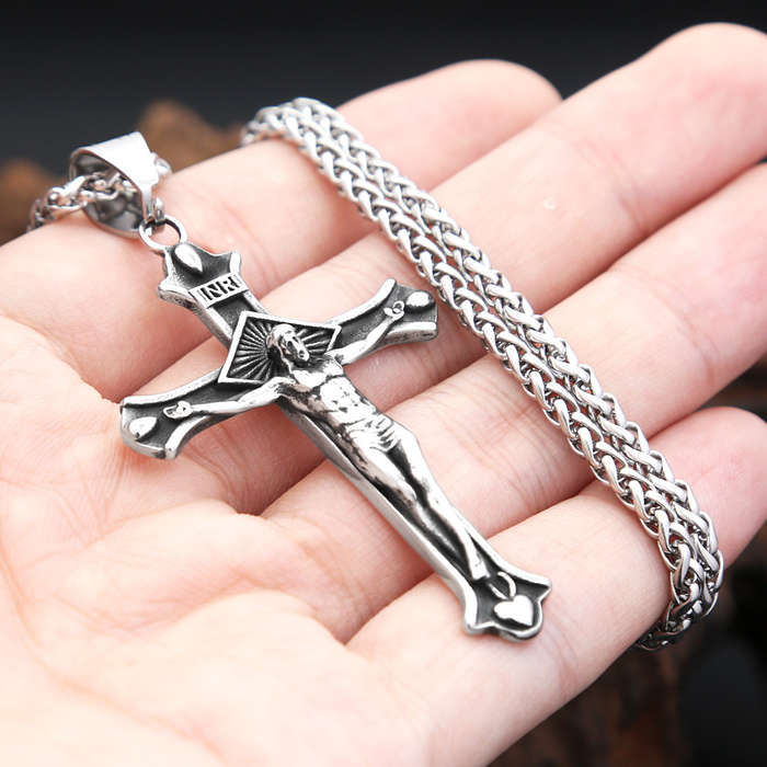 1 Piece 60cm Chain Add Pendant Jesus Theme Pendant