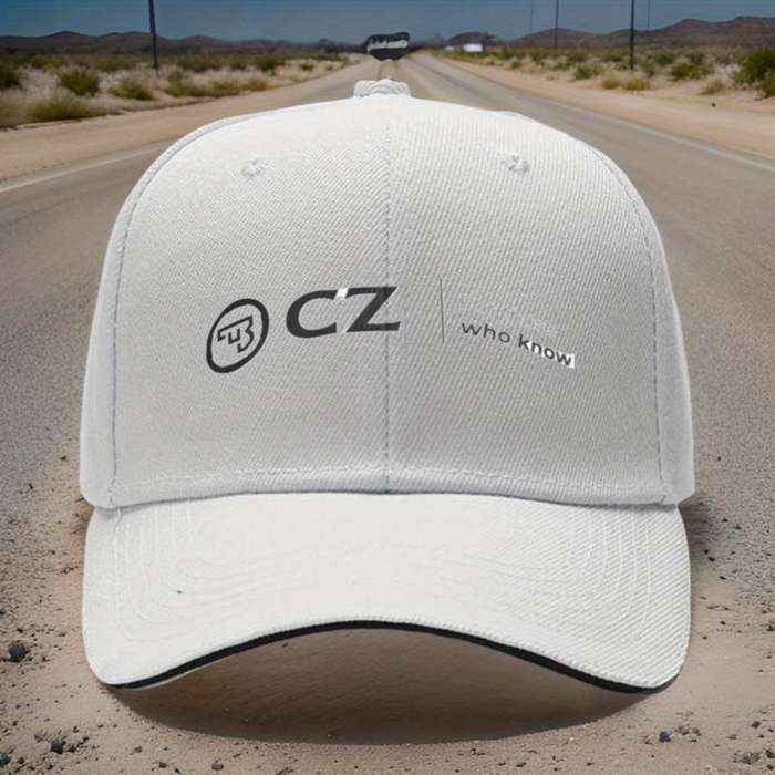 1pc Adjustable Sports Cap Black with CZ Logo Stylish and Comfortable Headwear for Running