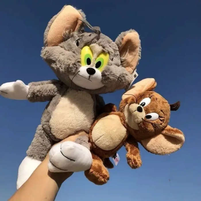 2-Piece Tom and Jerry Plush Doll Set
