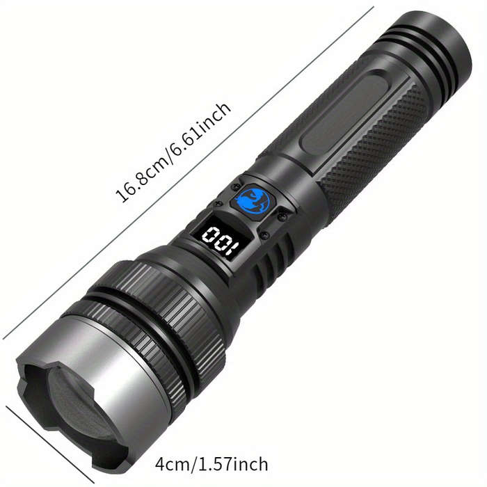 1PC Black Flashlight