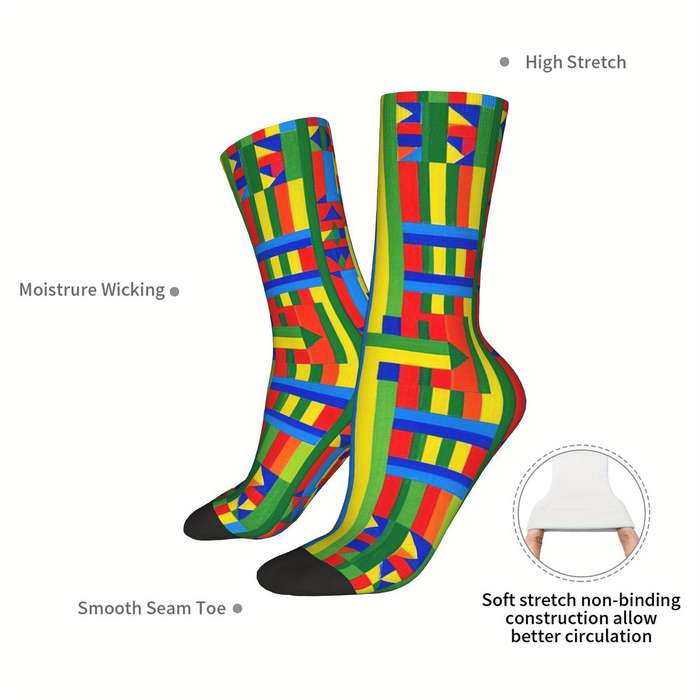 1 Pair Multicolor One Size Socks