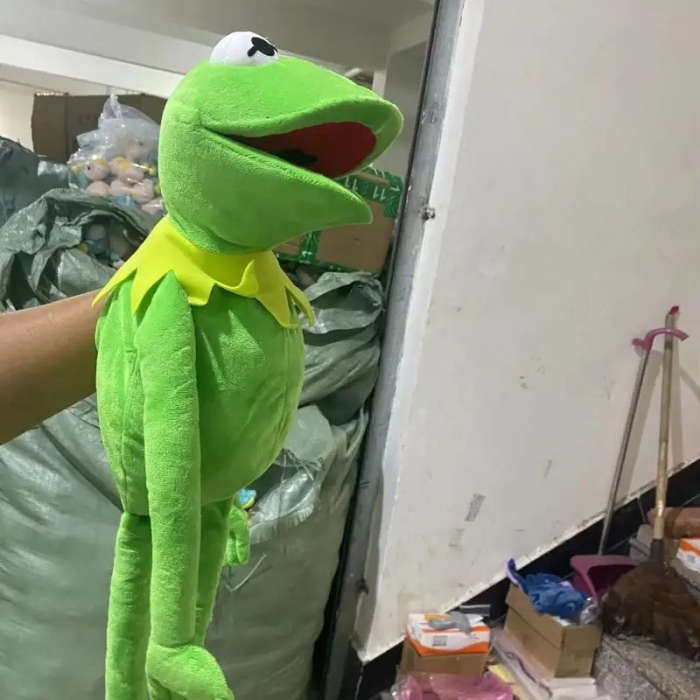 Soft Green Frog Plush Toy