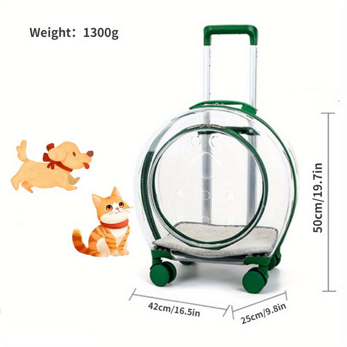 1pc Greensize Upgraded with doors and shoulder straps Pet Bag